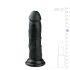 Easytoys - Suction Cup Realistic Dildo (15.5cm) - Black 