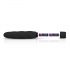 Easytoys Power Vibe - Twisted Silicone Rod Vibrator (Black) 