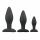 Easytoys Rocket - Anal Dildo Set - Black (3 Piece) 