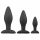 Easytoys Rocket - Anal Dildo Set - Black (3 Piece) 