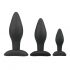 Easytoys Rocket - Anal Dildo Set - Black (3 Piece) 