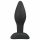 Easytoys - Small Silicone Butt Plug (Black) 