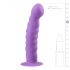 Easytoys - Wavy Suction Cup Dildo (Purple) 