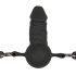 Easytoys - Mouth Gag with Dildo (Black) 