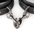 Easytoys - Faux Leather Handcuffs (Black)