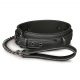 Easytoys Fetish Collar with Leash (Black) 