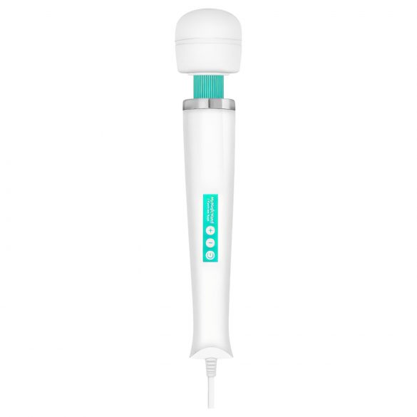 MyMagicWand - powerful massager vibrator (white-turquoise)