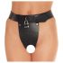 Rimba - Open Leather Chastity Belt (Black) 