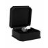 Rimba XS - black gem, metal anal plug (silver)