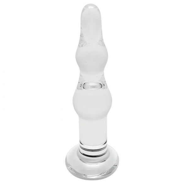 Rimba Dolly - Wavy Glass Anal Dildo (Transparent)