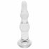 Rimba Dolly - Wavy Glass Anal Dildo (Clear) 