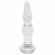 Rimba Dolly - Wavy Glass Anal Dildo (Clear) 