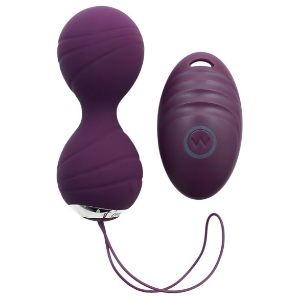 Rimba Cannes - Rechargeable, Wireless Vibrating Egg (Purple) 