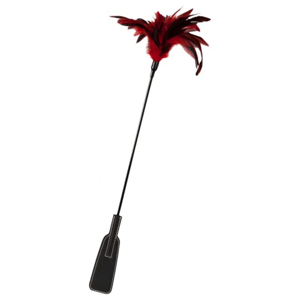 GP Feather - Dual Whip & Teaser (Black-Red)