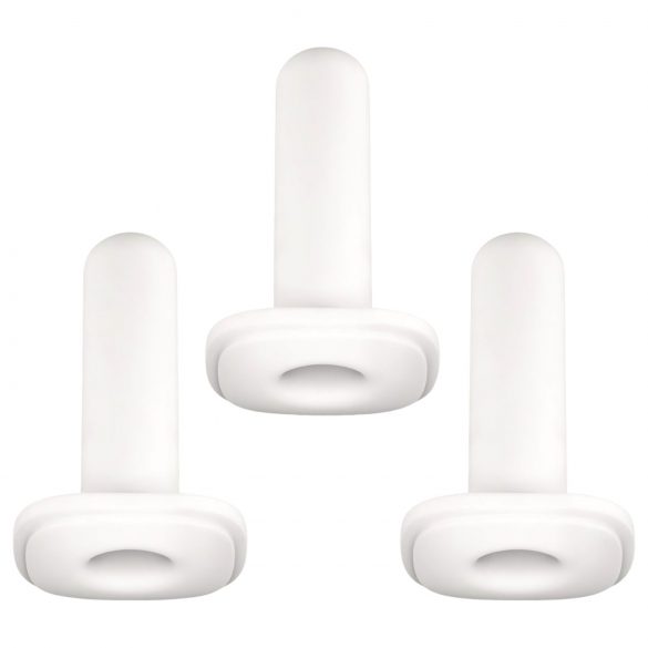 Kiiroo Onyx Tight Fit Masturbator Sleeve - 3 Pack (White) 