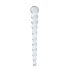 Gildo Glass No. 20 - beaded glass dildo (transparent)