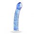 Gildo Glass No. 5 - Spiral Glass Dildo (Clear-Blue) 