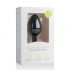 Easytoys Diamond Anal Dildo with White Stone (Medium) - Black 