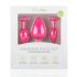 Easytoys Diamond - anal plug set (pink)