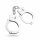 EasyToys - Metal Handcuffs (Silver) 