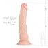 Real Fantasy Dylan - Realistic Dildo - 23cm (Natural) 