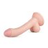 Real Fantasy Vince - testicle and foreskin dildo - 19.5cm (natural)