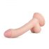 Real Fantasy Vince - dildo with scrotum and foreskin - 19.5cm (natural)