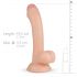 Real Fantasy Vince - dildo with scrotum and foreskin - 19.5cm (natural)