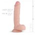 Real Fantasy Glynn - Realistic Dildo - 25cm (Natural) 