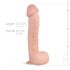 Real Fantasy Lexon - Realistic Dildo - 33cm (Natural) 