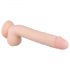 Real Fantasy Elvin - rechargeable, lifelike vibrator - 28cm (natural)