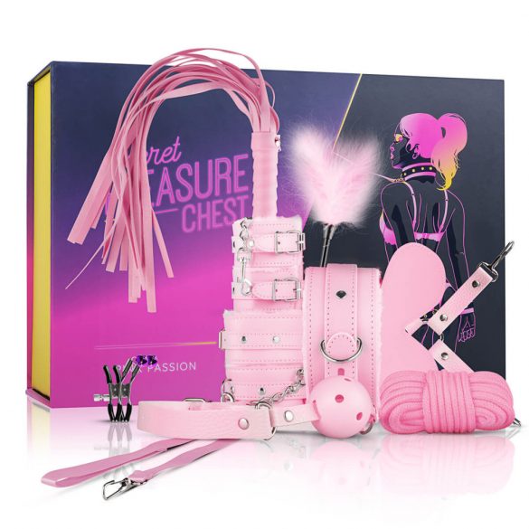 Advanced BDSM Kit - 14 Piece (Pink) 