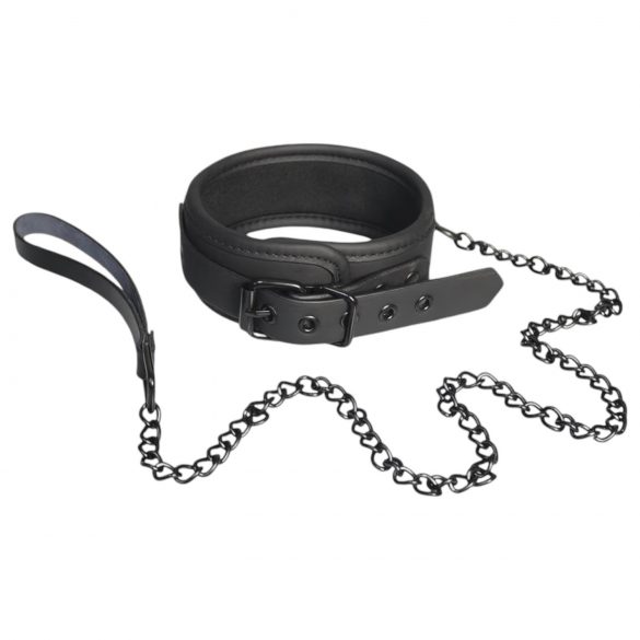 Blaze - Collar with Leash (Black) 