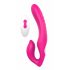 Vibes of Love Dipper - Rechargeable, Radio-Controlled Clitoral Vibrator (Pink) 