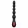 Cheeky Love - Rechargeable Anal Beads Vibrator (Black) 