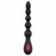 Cheeky Love - Rechargeable Anal Beads Vibrator (Black) 