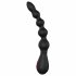 Cheeky Love - Rechargeable Anal Beads Vibrator (Black) 