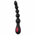 Cheeky Love - Rechargeable Anal Beads Vibrator (Black) 