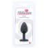 All Time Favorites - Purple Stone Silicone Anal Dildo (Black) 