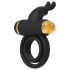 Elite Joel - Rechargeable Vibrating Cock and Ball Ring (Black) 