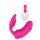 Vibes of Love Duo - Rechargeable Radio-Controlled 2in1 Clitoral Vibrator (Pink) 