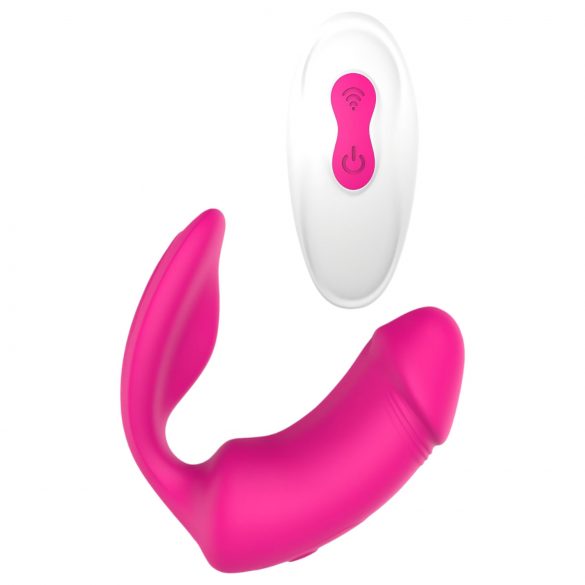 Vibes of Love Duo - 2-in-1 Clitoral Vibrator (Pink)