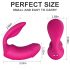 Vibes of Love Duo - Rechargeable Radio-Controlled 2in1 Clitoral Vibrator (Pink) 