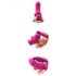 Vibes of Love Duo - 2-in-1 Clitoral Vibrator (Pink)