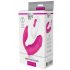 Vibes of Love Duo - Rechargeable Radio-Controlled 2in1 Clitoral Vibrator (Pink) 