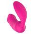 Vibes of Love Duo - Rechargeable Radio-Controlled 2in1 Clitoral Vibrator (Pink) 