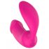 Vibes of Love Duo - Rechargeable Radio-Controlled 2in1 Clitoral Vibrator (Pink) 