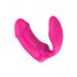 Vibes of Love Duo - Rechargeable Radio-Controlled 2in1 Clitoral Vibrator (Pink) 