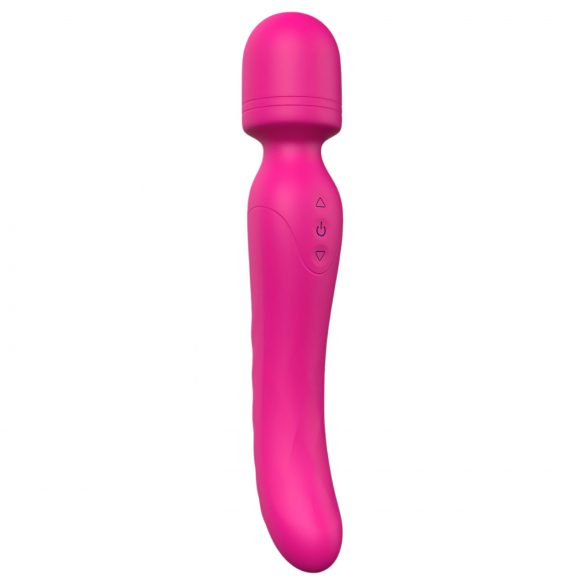 Vibes of Love Wand - rechargeable, warming, massaging vibrator (pink)