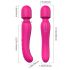 Vibes of Love Wand - Rechargeable, Warming, Massage Vibrator (Pink) 